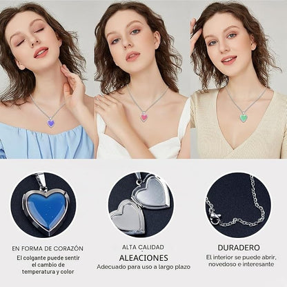 Collar Corazón Mágico — El Collar que Cambia de Color