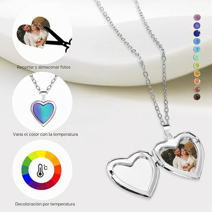 Collar Corazón Mágico — El Collar que Cambia de Color